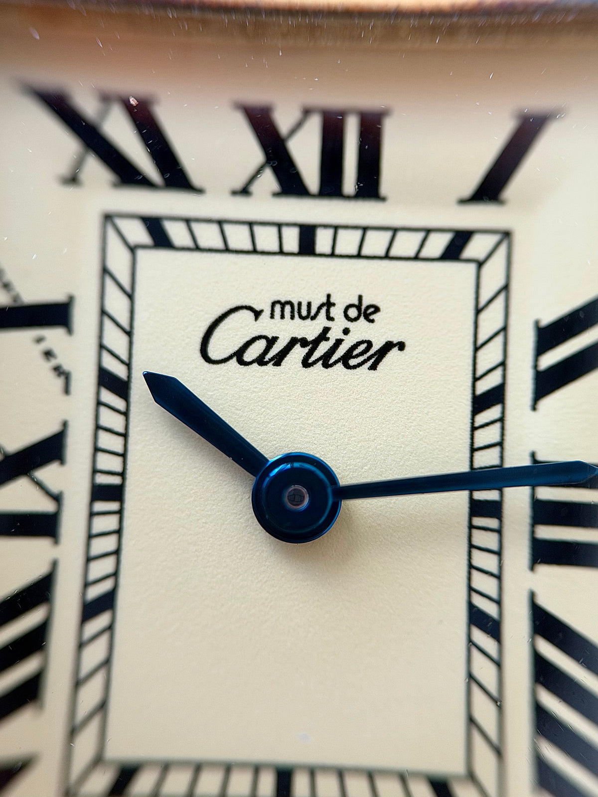 Cartier Tank Lemon Roman Numeral Dial