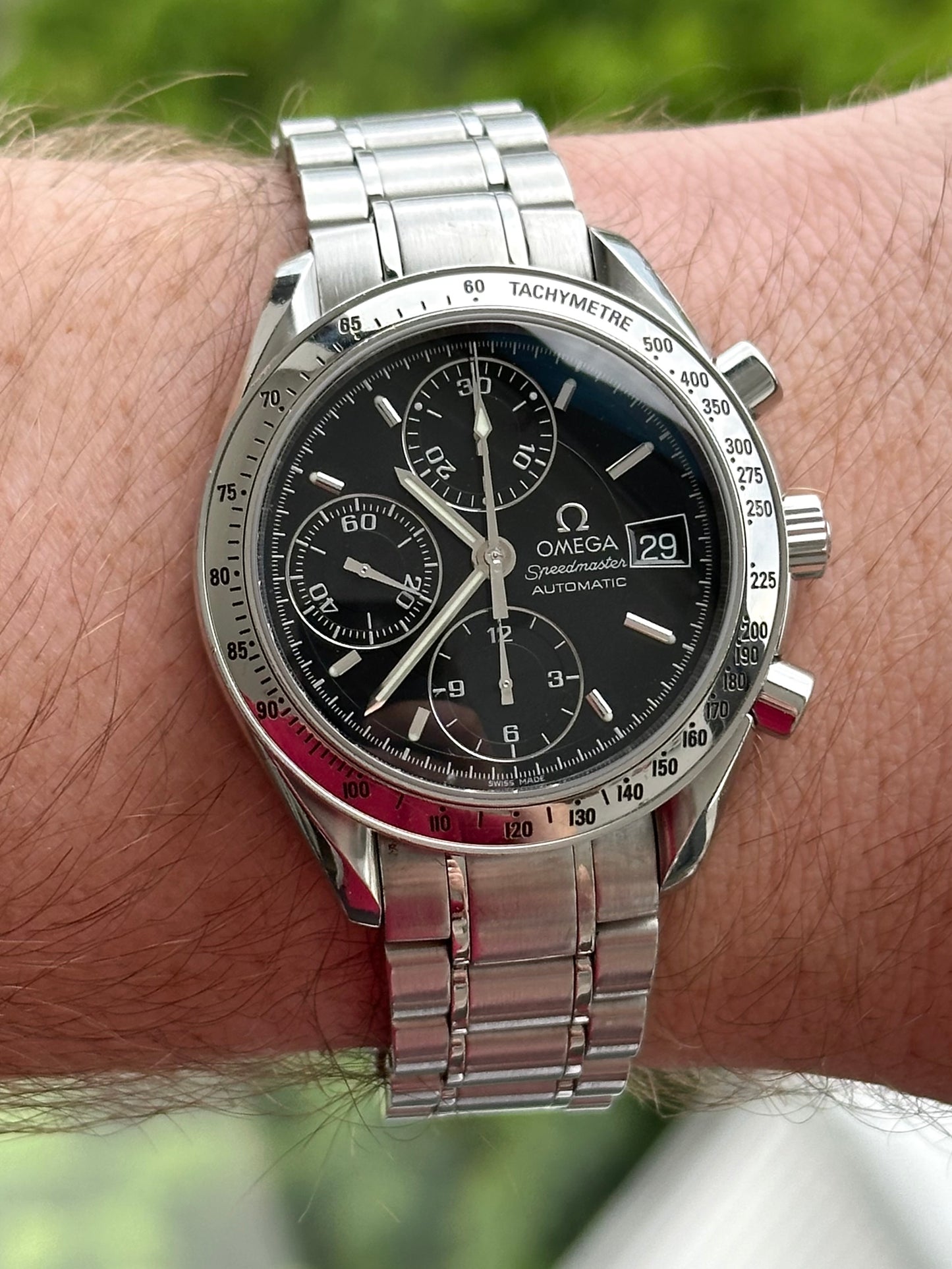 Omega Speedmaster Black Dial 3513.50 Full Set 2002