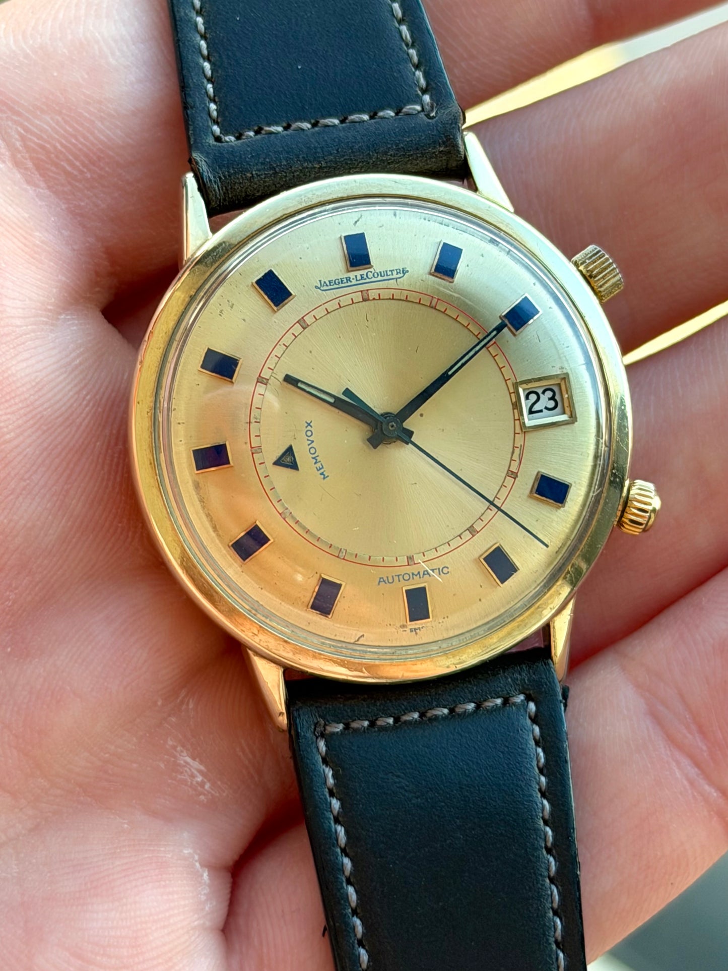 Jager-LeCoultre Jumbo Memovox Alarm 10k Gold Filled