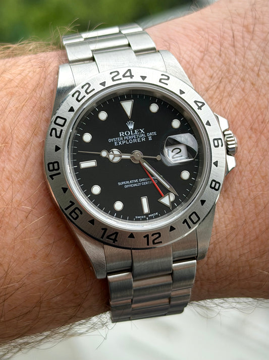 Rolex Explorer II Black Dial 16570 2002