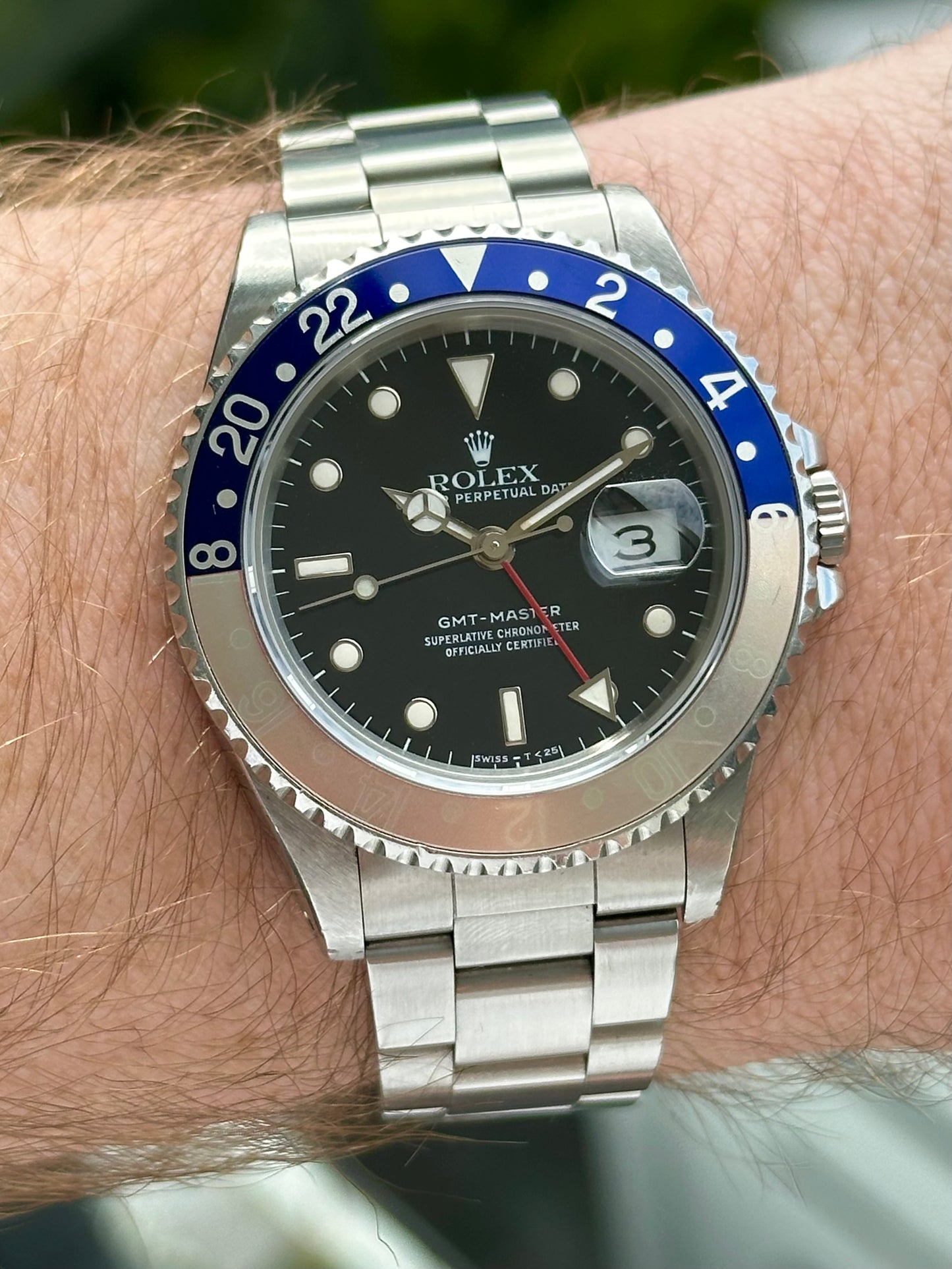 Rolex GMT Master Ghost Pepsi 16700 Box and Booklets 1989