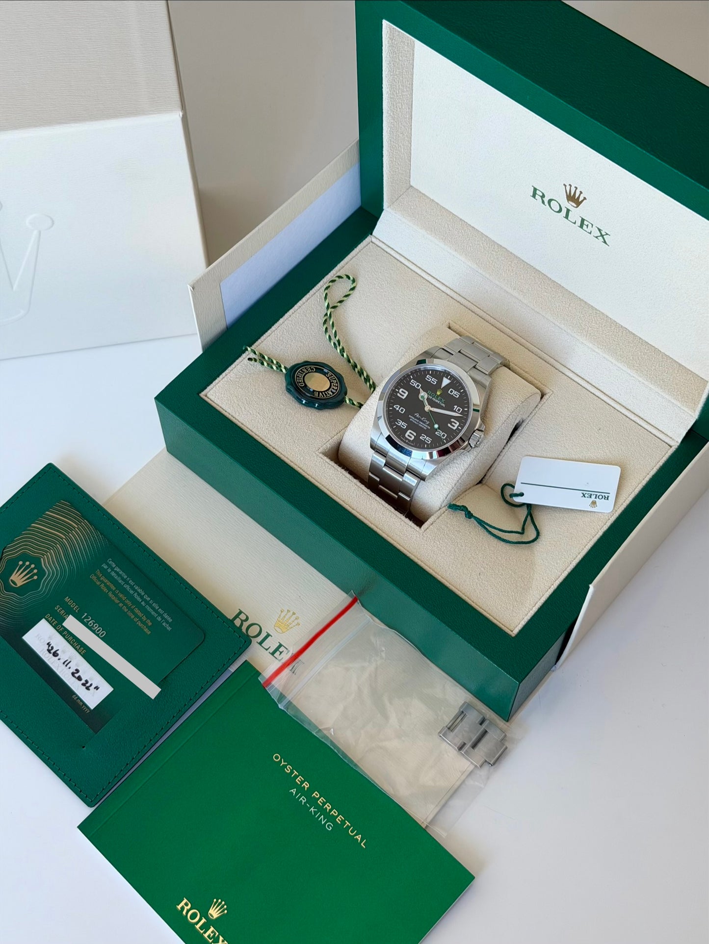 Rolex Air-King 126900 Full Set 2022