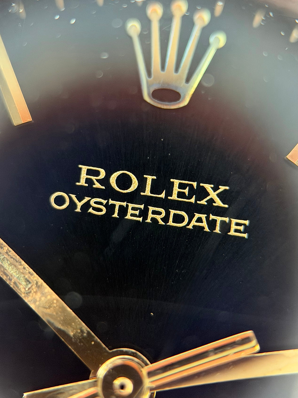 Rolex Oysterdate Black Dial 6694 1981