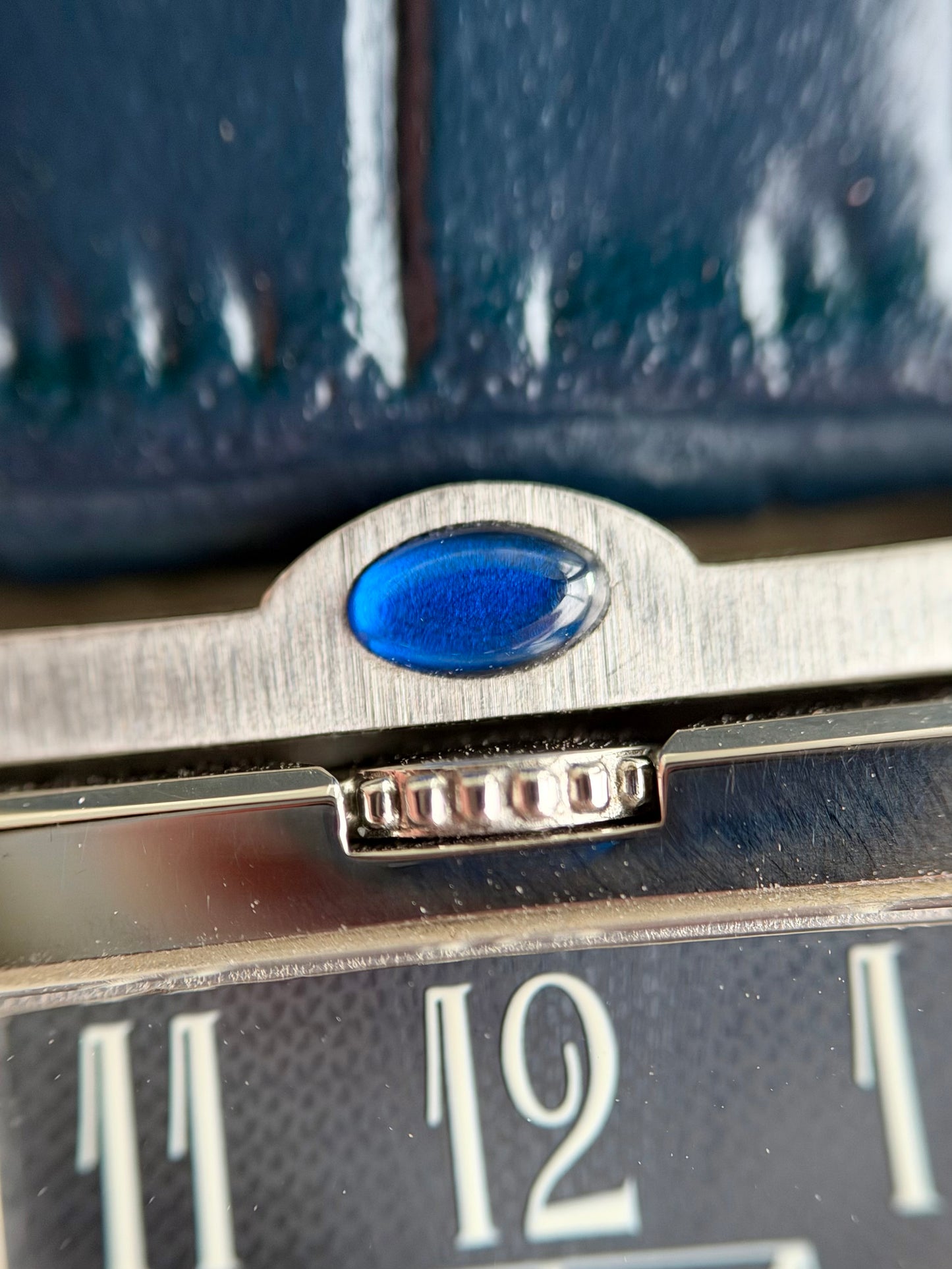 Cartier Basculante Tank Grey Dial 2405