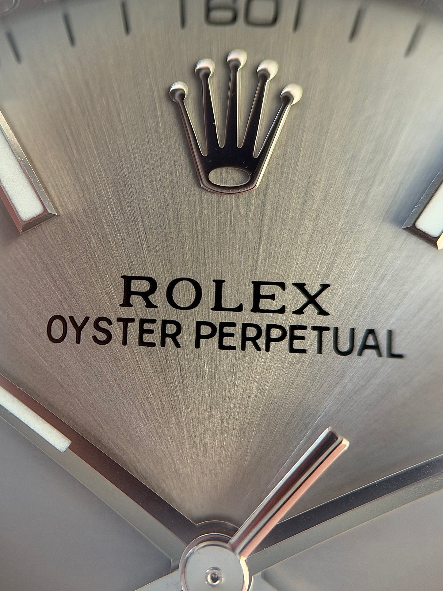 Rolex Oyster Perpetual 36mm Rhodium Dial 116000