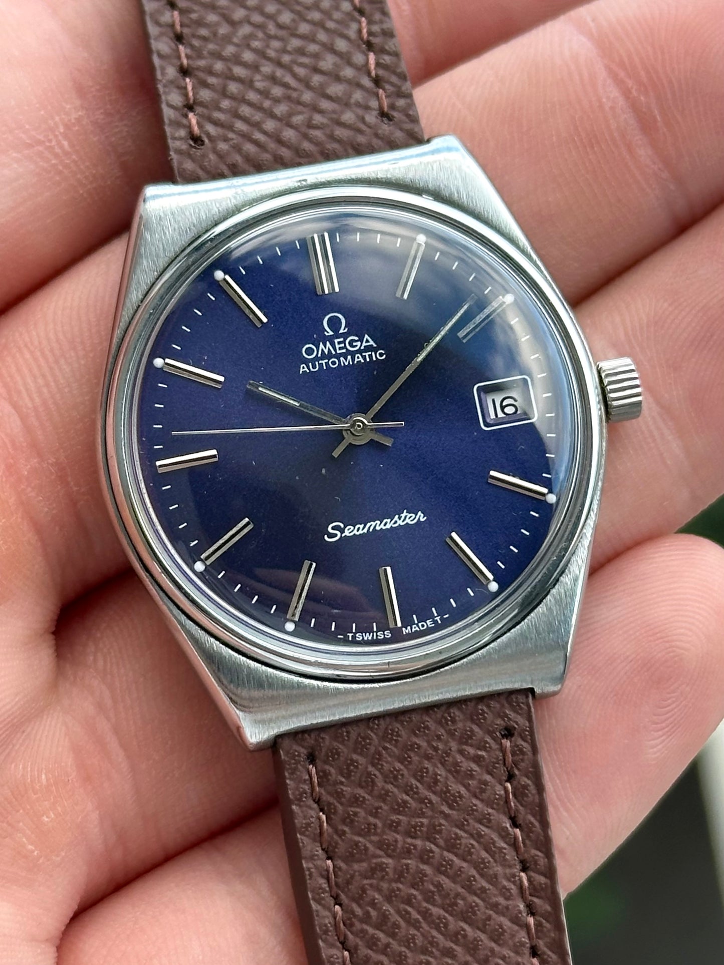 Omega Seamaster Blue Dial 1976 166.0210