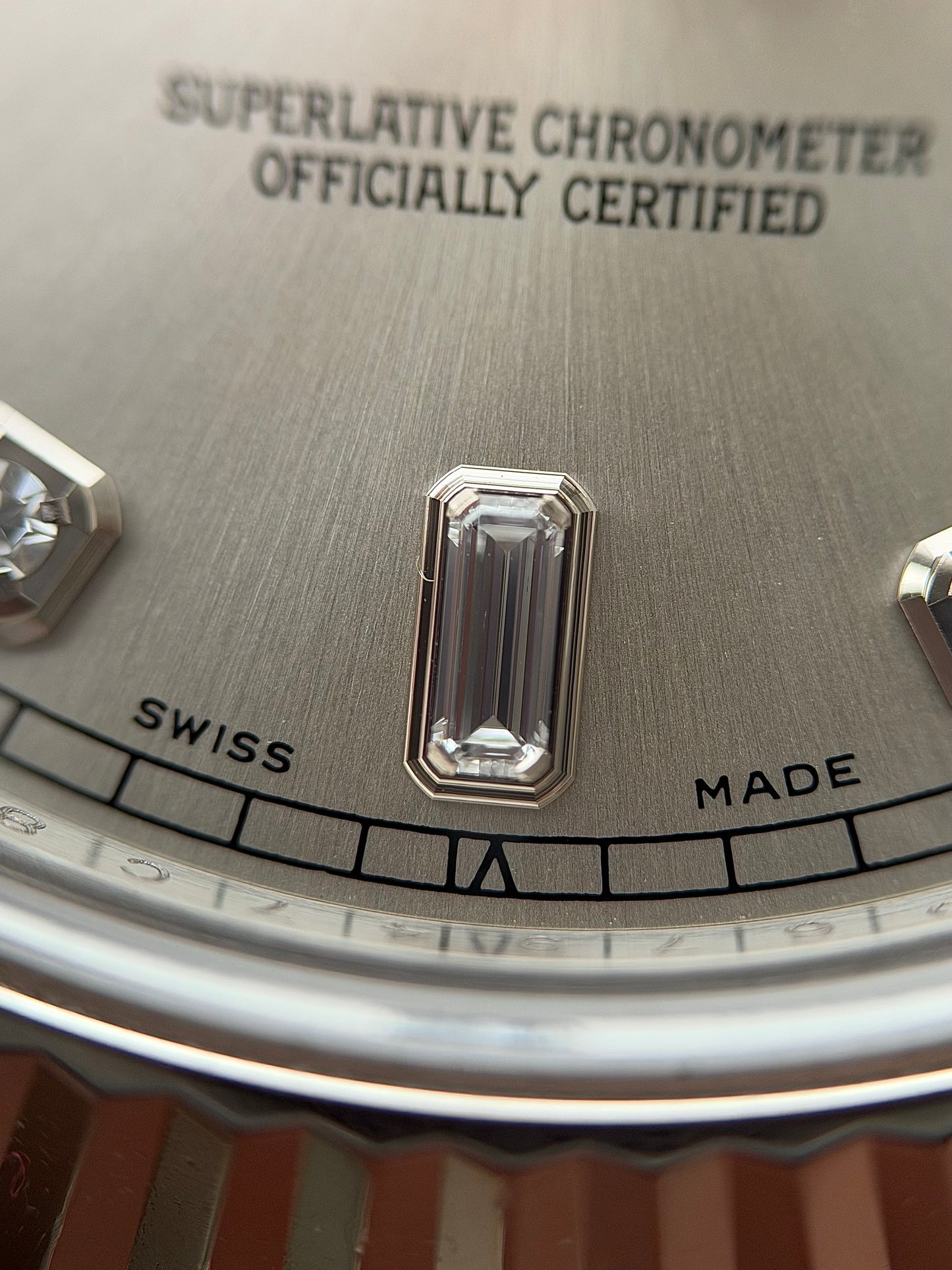 Rolex Day-Date II Factory Diamond Dial 2012 Full Set
