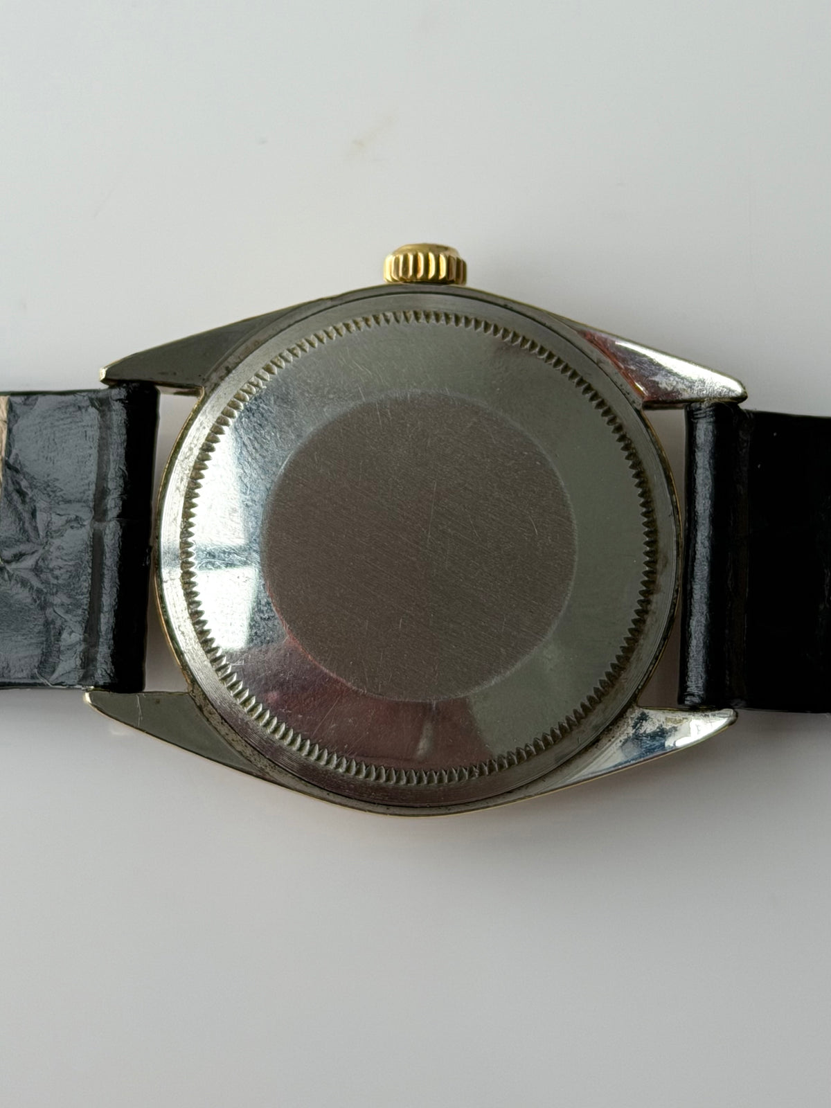 Rolex Oyster Perpetual Date 1024 14k Gold Bezel 1963