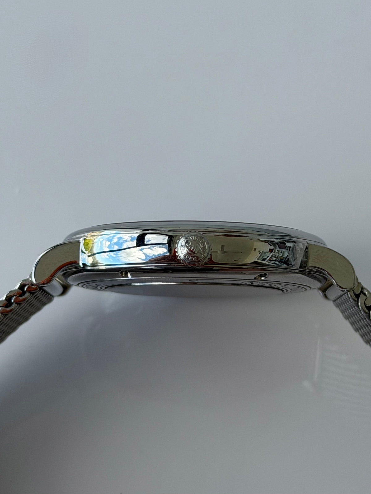 IWC Portofino Black Dial On Mesh Bracelet 2014 with Papers