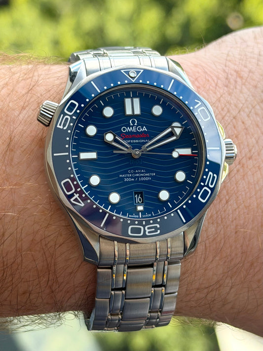 Omega Seamaster 300 Blue Ceramic 2023 Full Set
