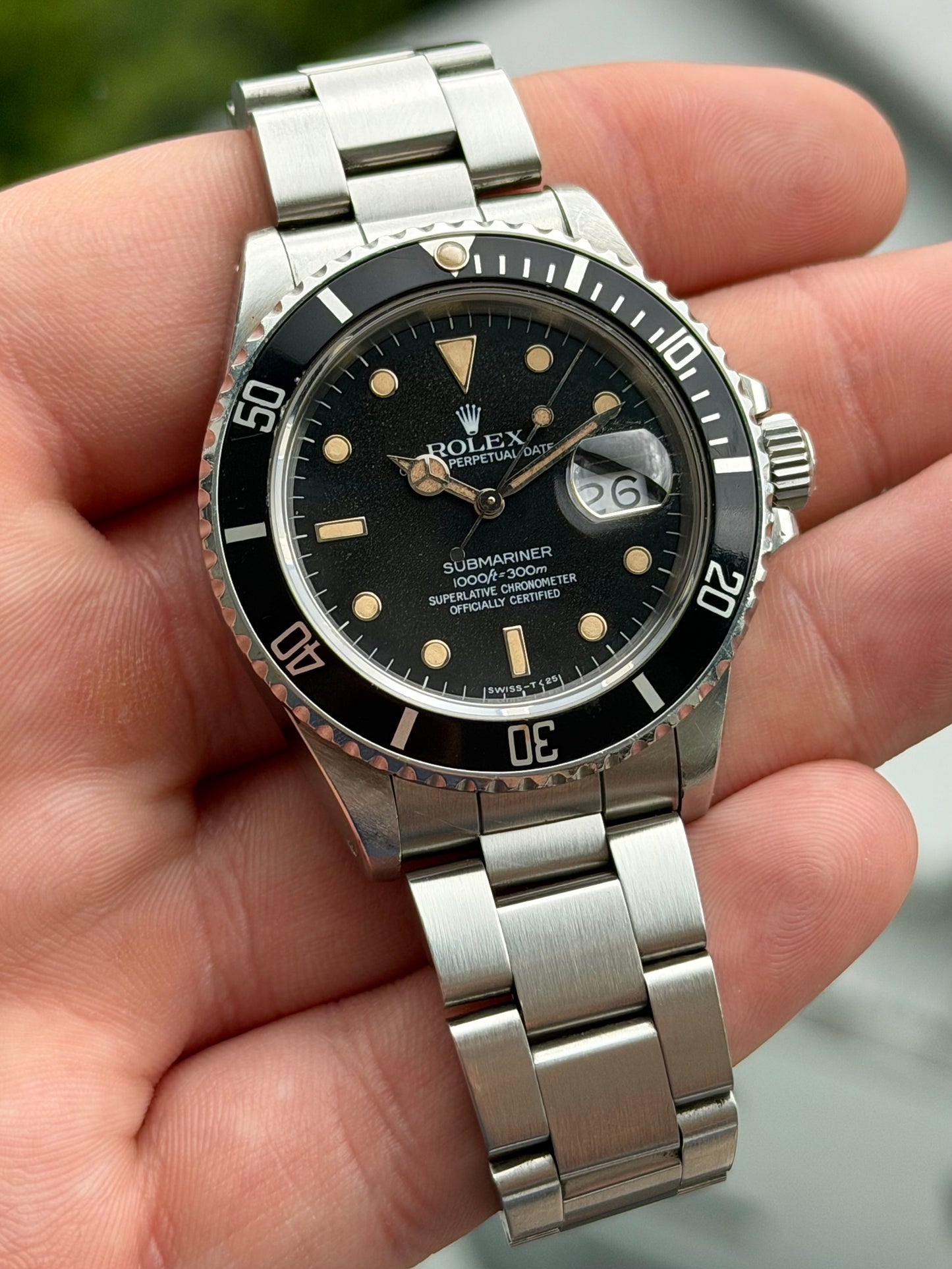Rolex Submariner Date 168000 1987 with Box + Booklets