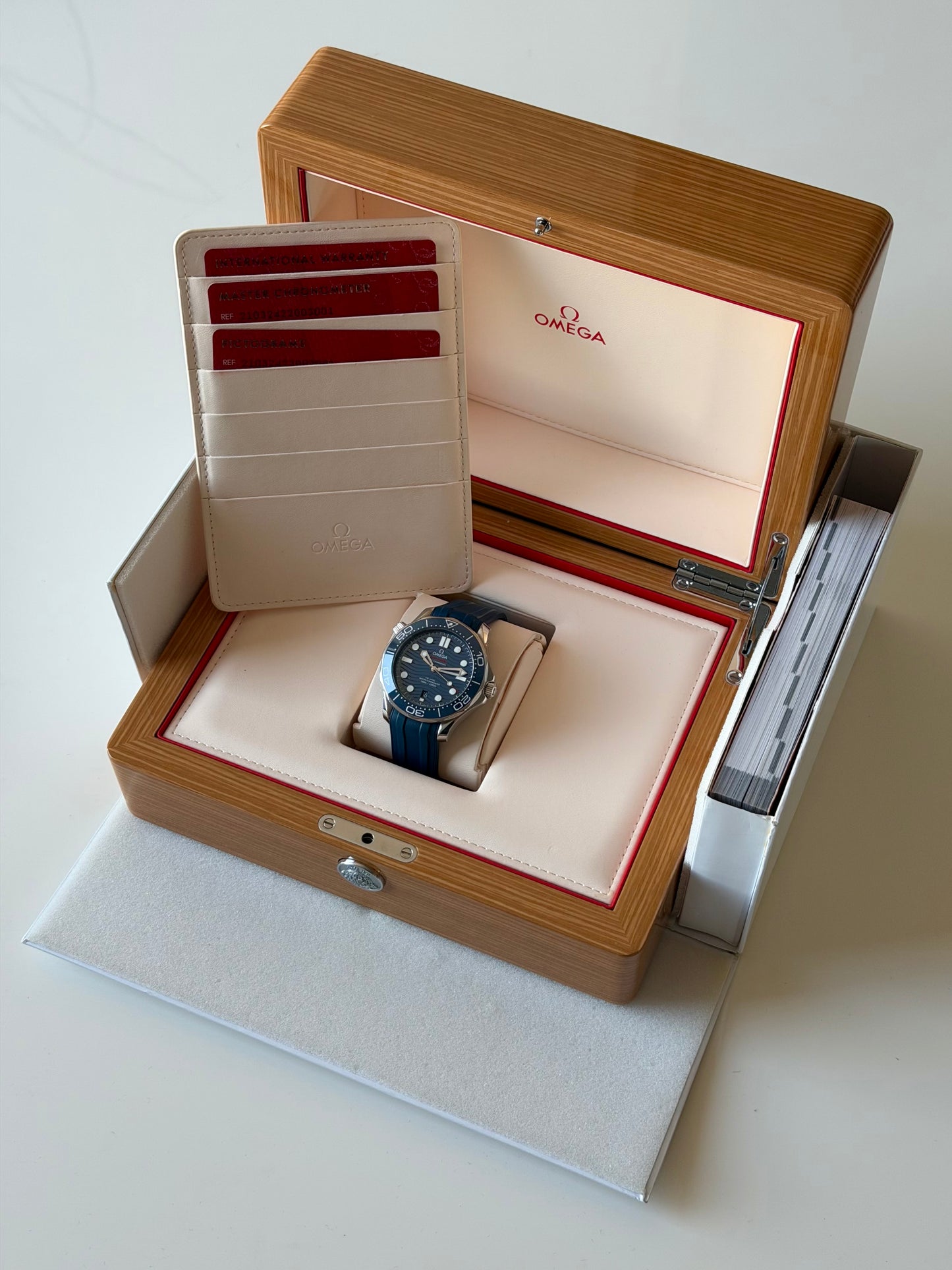 Omega Seamaster 300 Blue Ceramic Full Set 2022