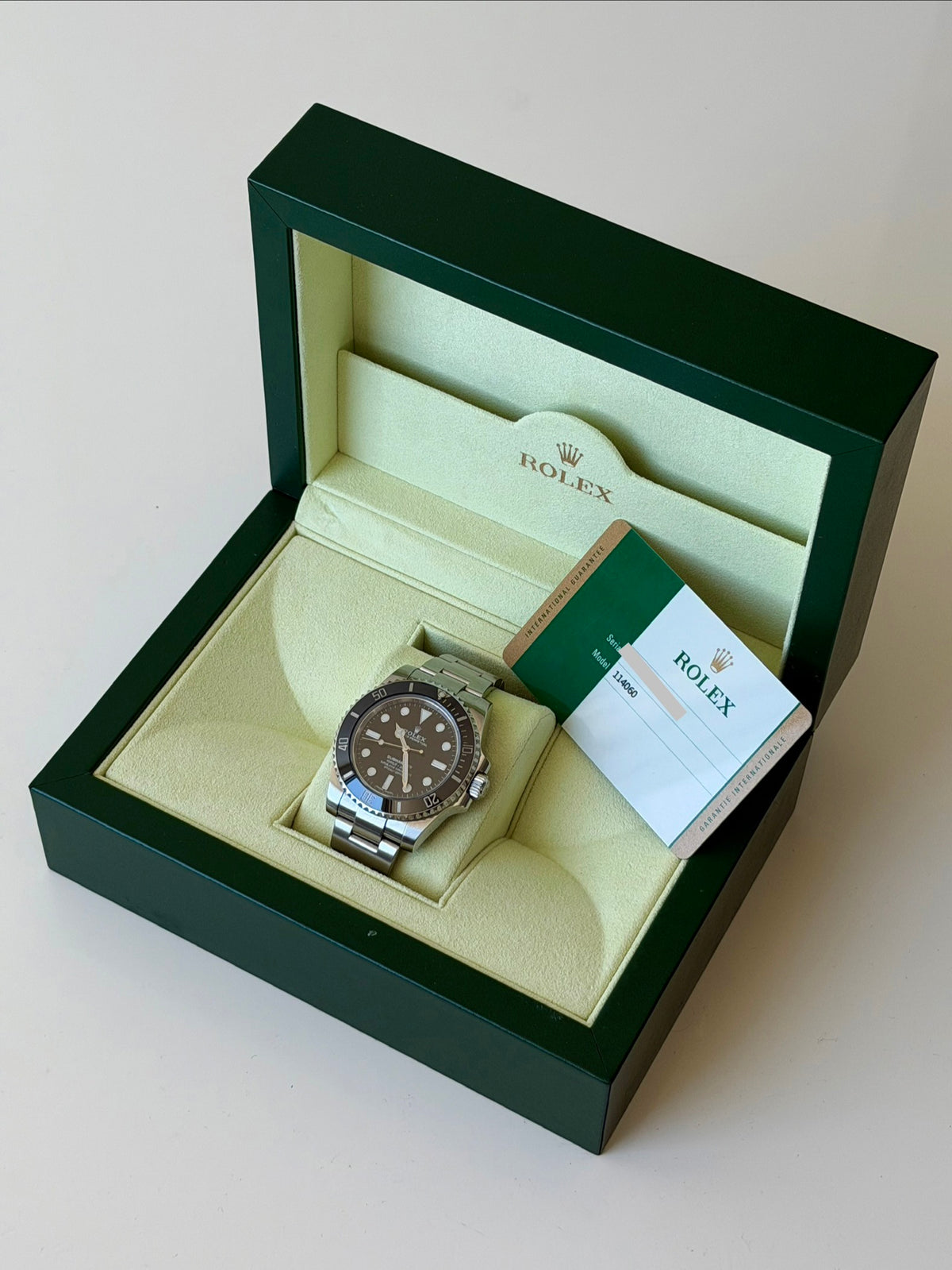 Rolex Submariner No Date Ceramic 114060 2018 Full Set