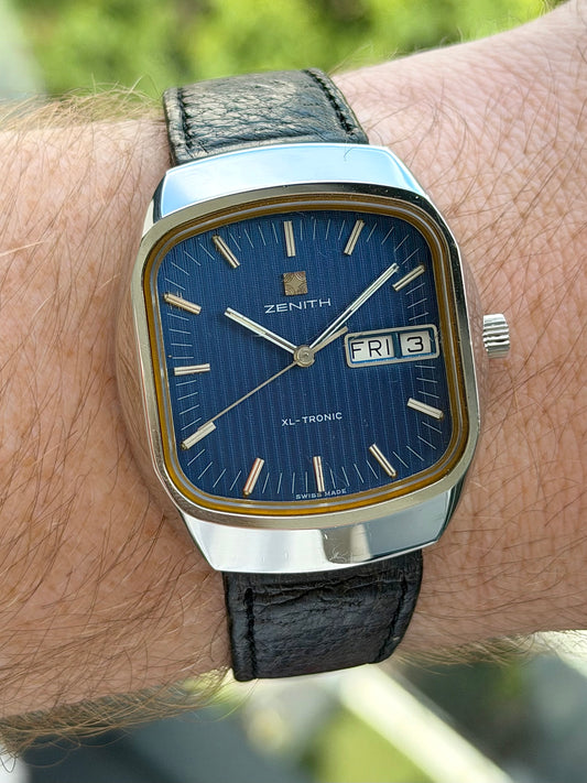 Zenith XL-Tronic Blue Dial