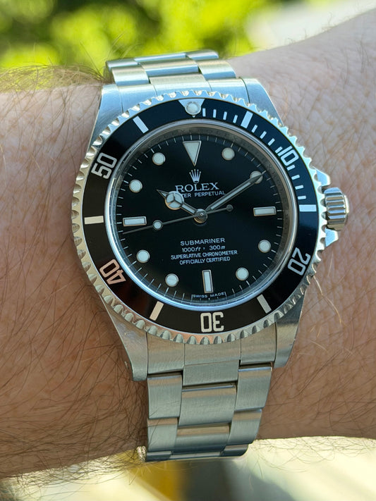Rolex Submariner No Date Rehaut 2007 14060M “Four Liner” with Box + Booklets