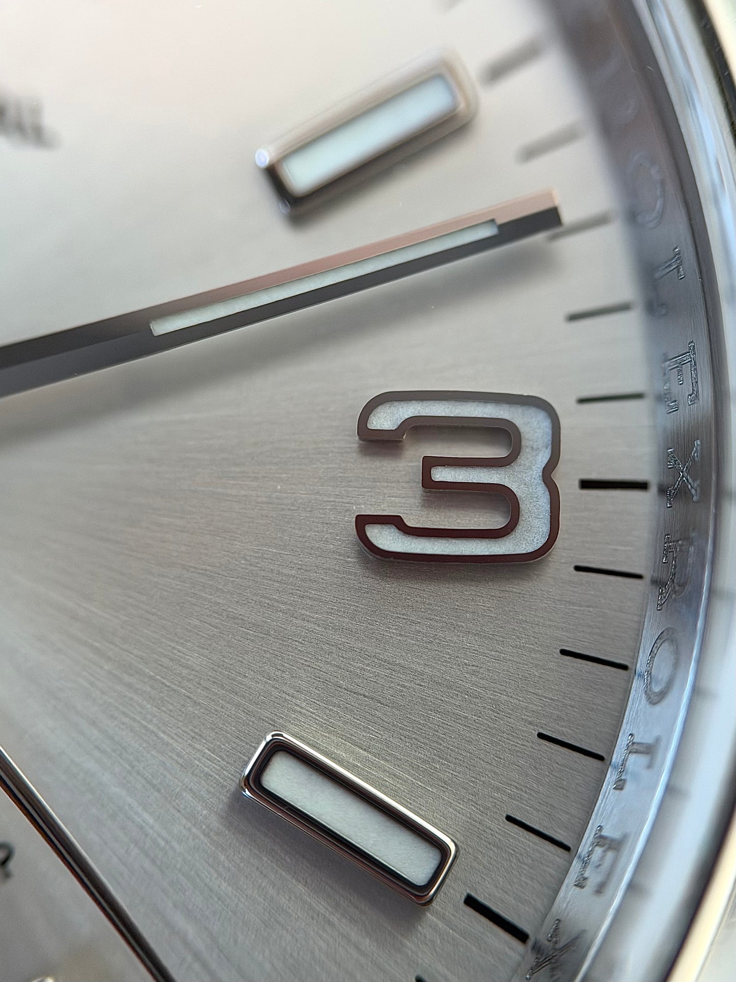 Rolex Oyster Perpetual 36mm 3,6,9 Silver Dial