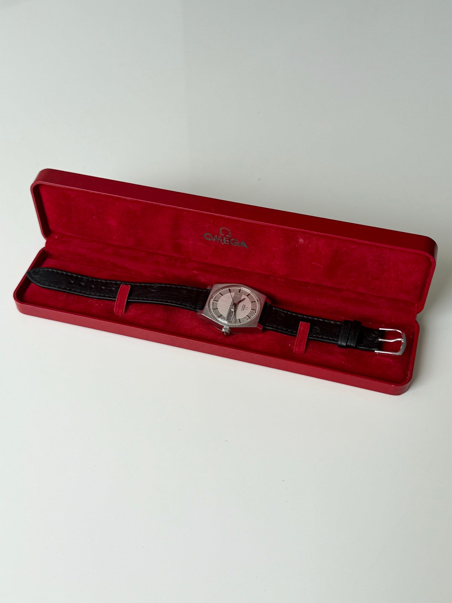 Omega Rare Barcode Racing Dial 166.0141