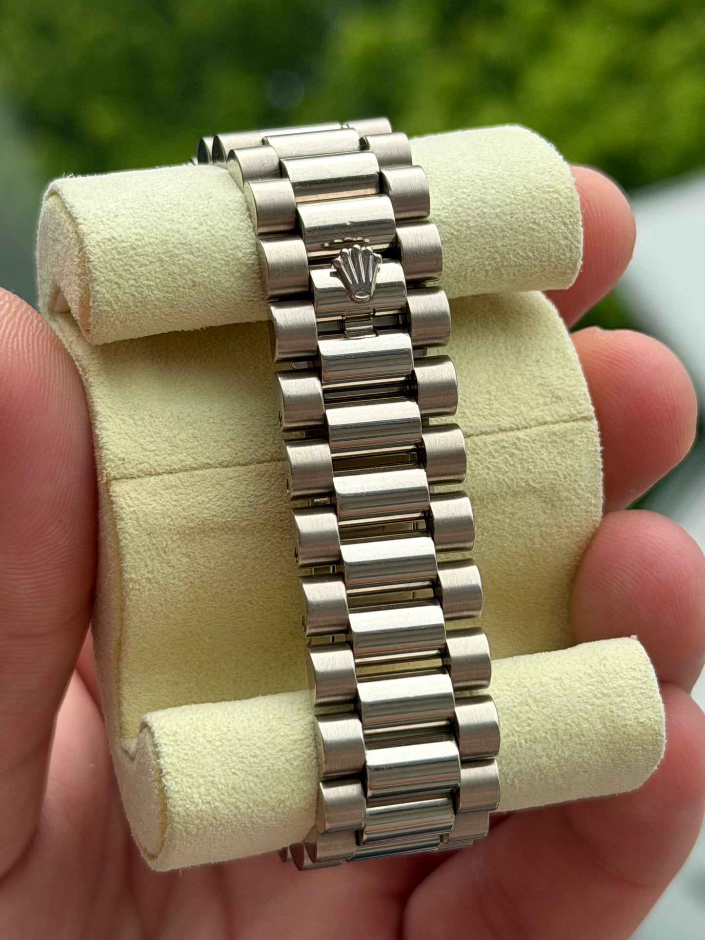 Rolex Day-Date II Factory Diamond Dial 2012 Full Set