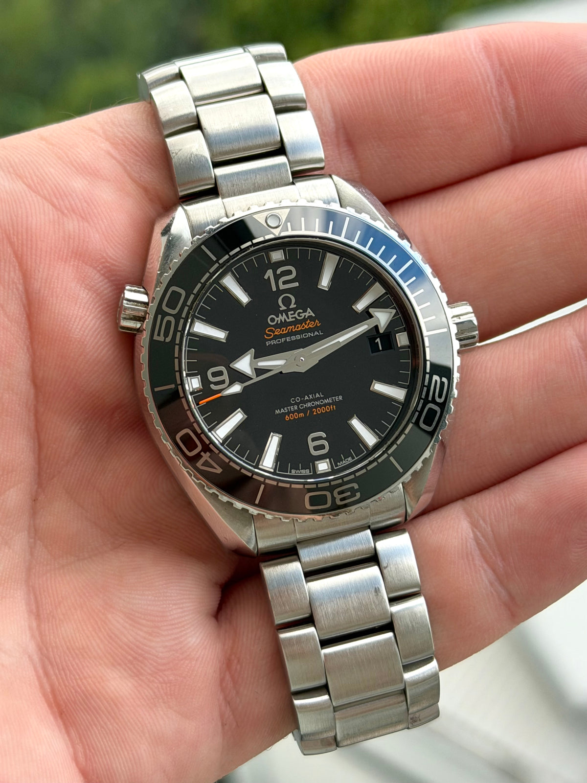 Omega Seamaster 600 Planet Ocean Ceramic 2017 Full Set