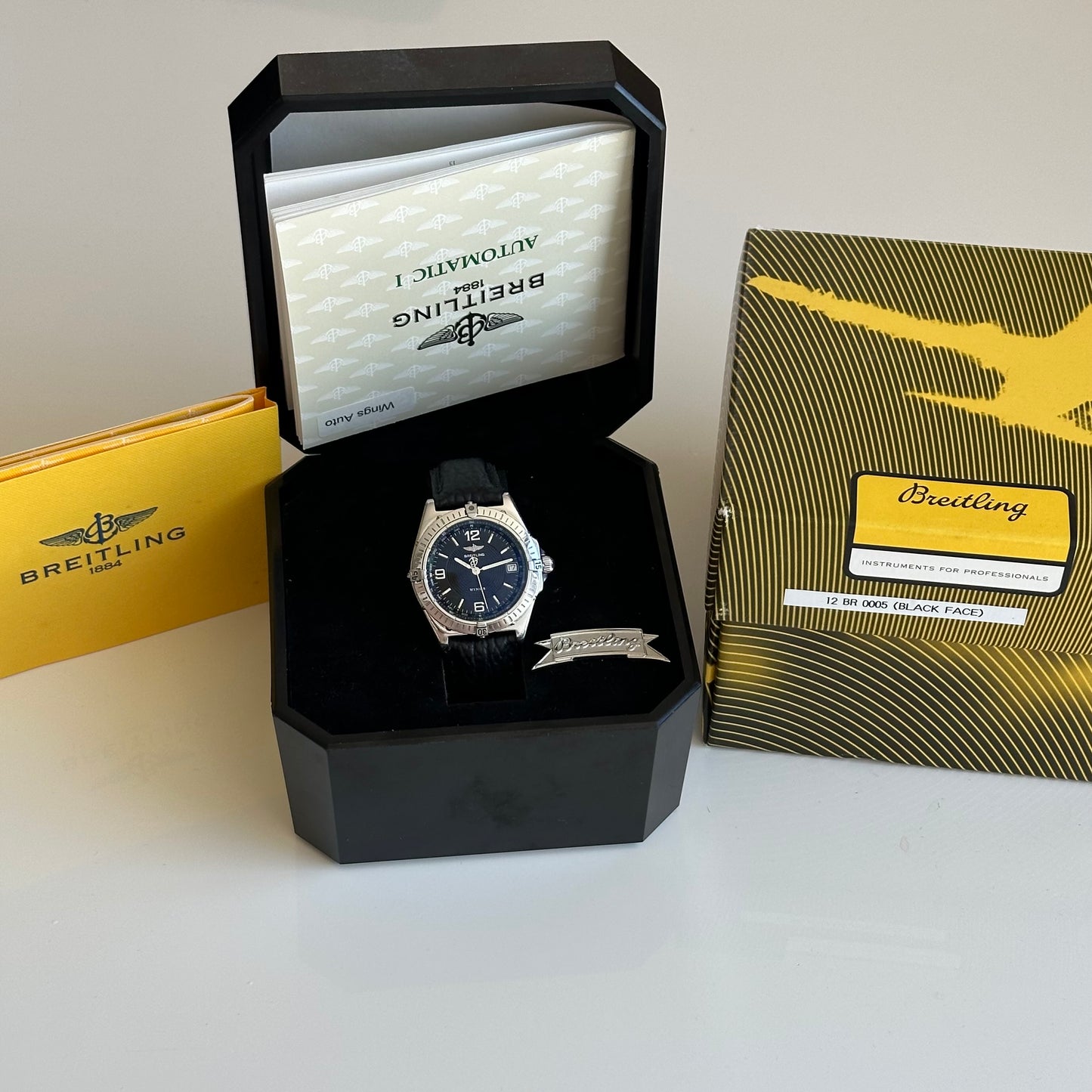 Breitling Wings Black Dial A10050 Full Set