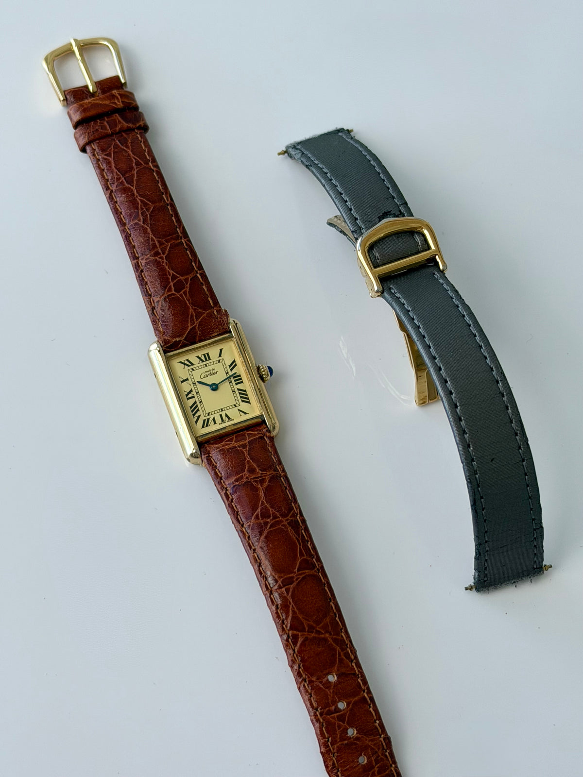 Cartier Tank Lemon Roman Numeral Dial
