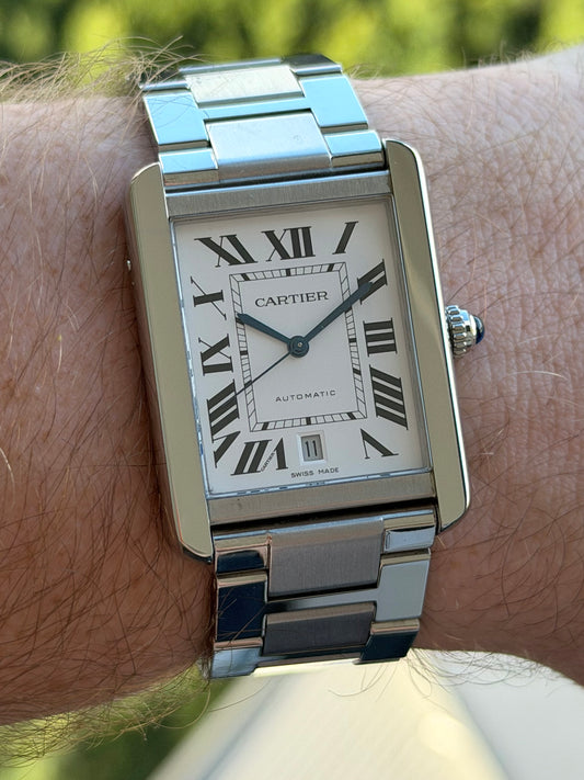 Cartier Tank Solo XL on Bracelet with Papers 2017