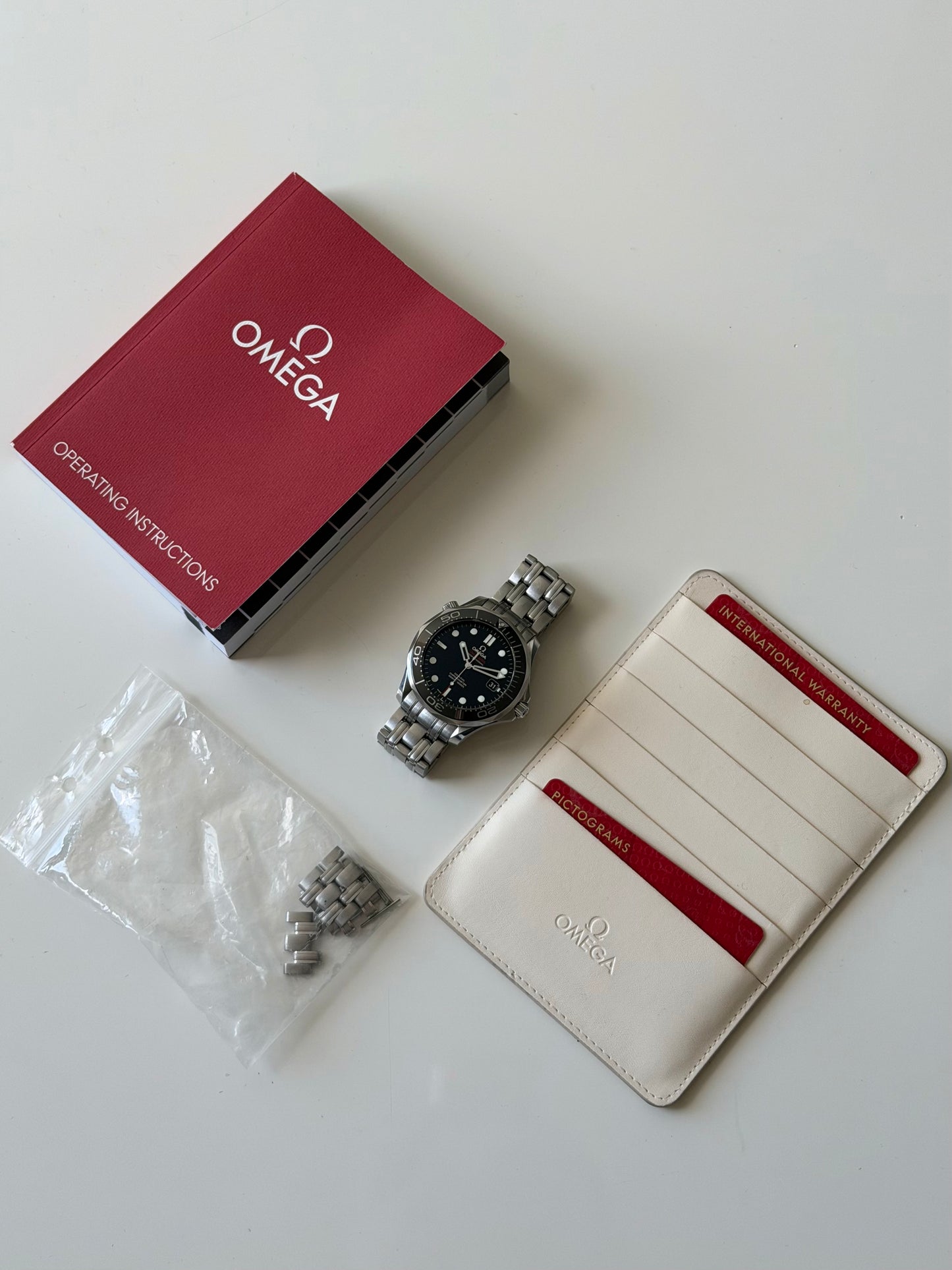 Omega Seamaster 300 Black Dial Ceramic Co Axial with Papers