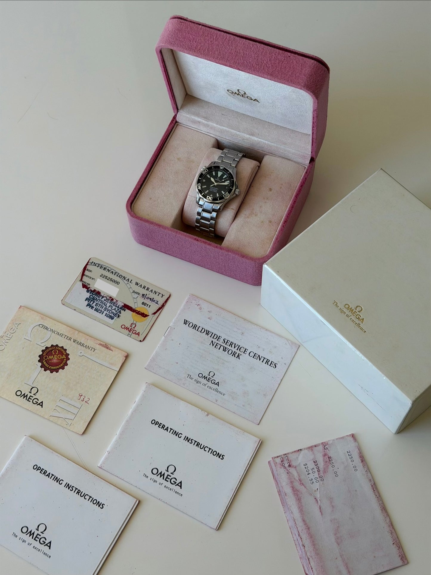 Omega Seamaster 300 "Peter Blake" Full Set 2002 2252.50