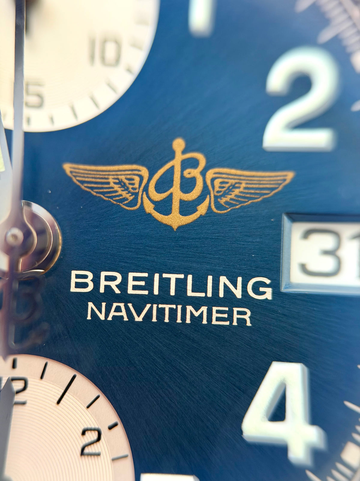 Breitling Navitimer Blue Dial 2001 Full Set + Blue Leather with Clasp