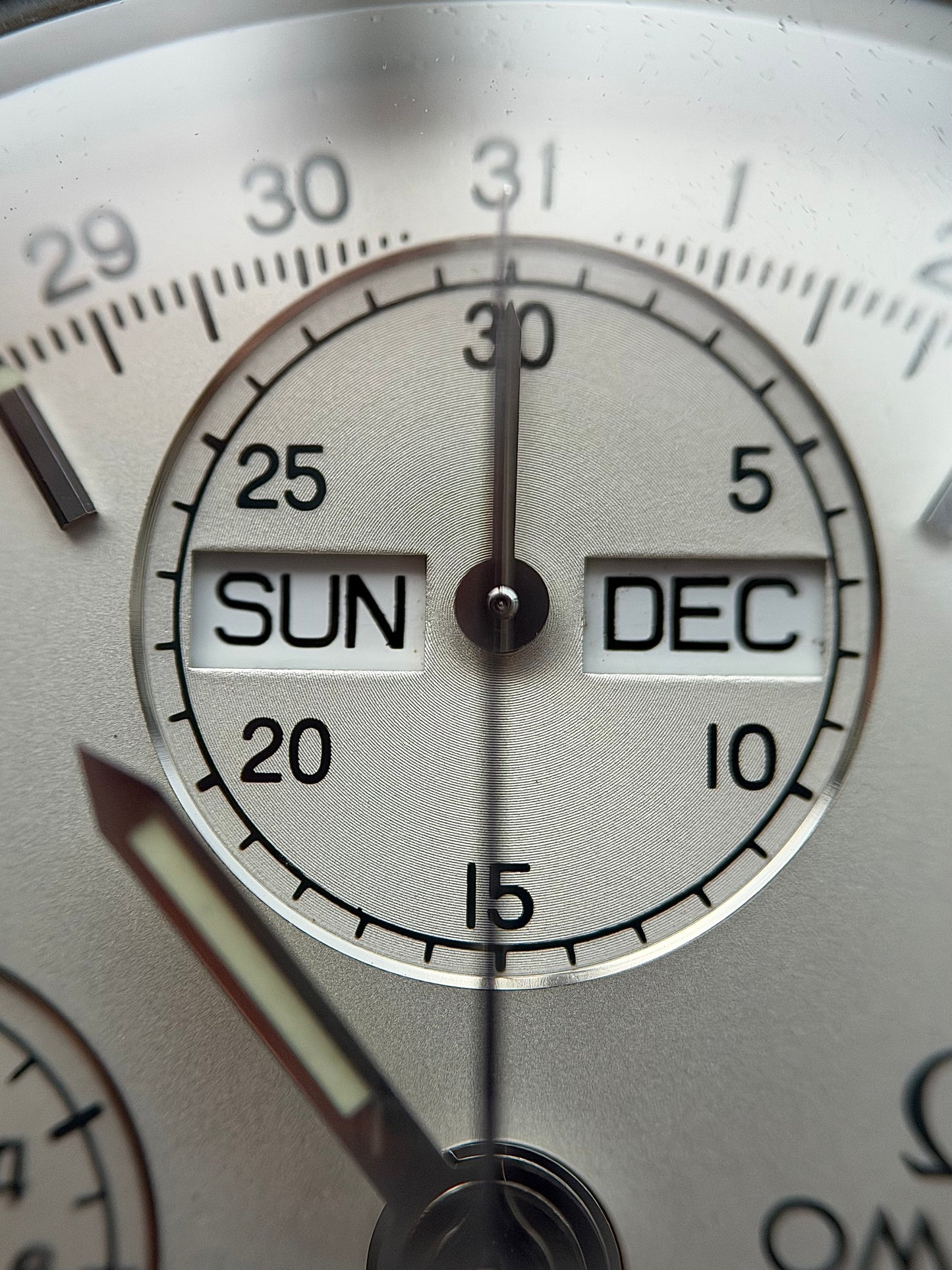 Omega Speedmaster Silver Dial Triple Calendar 1995