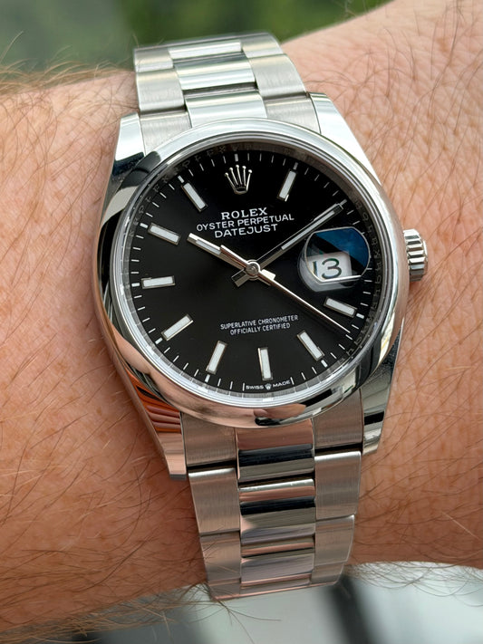 Rolex Datejust 36 126200 Black Dial Full Set 2020