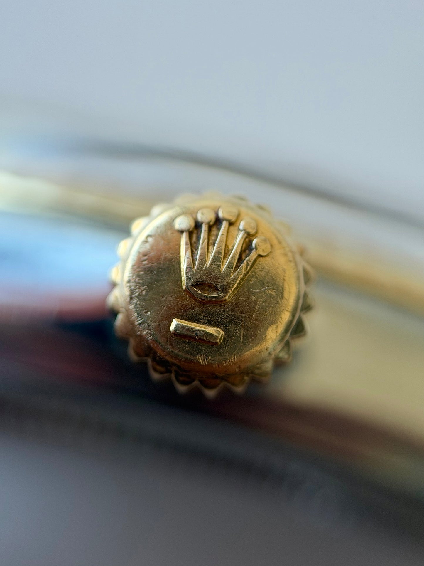 Rolex Datejust Two Tone 1601 Gold Linen Dial 1978