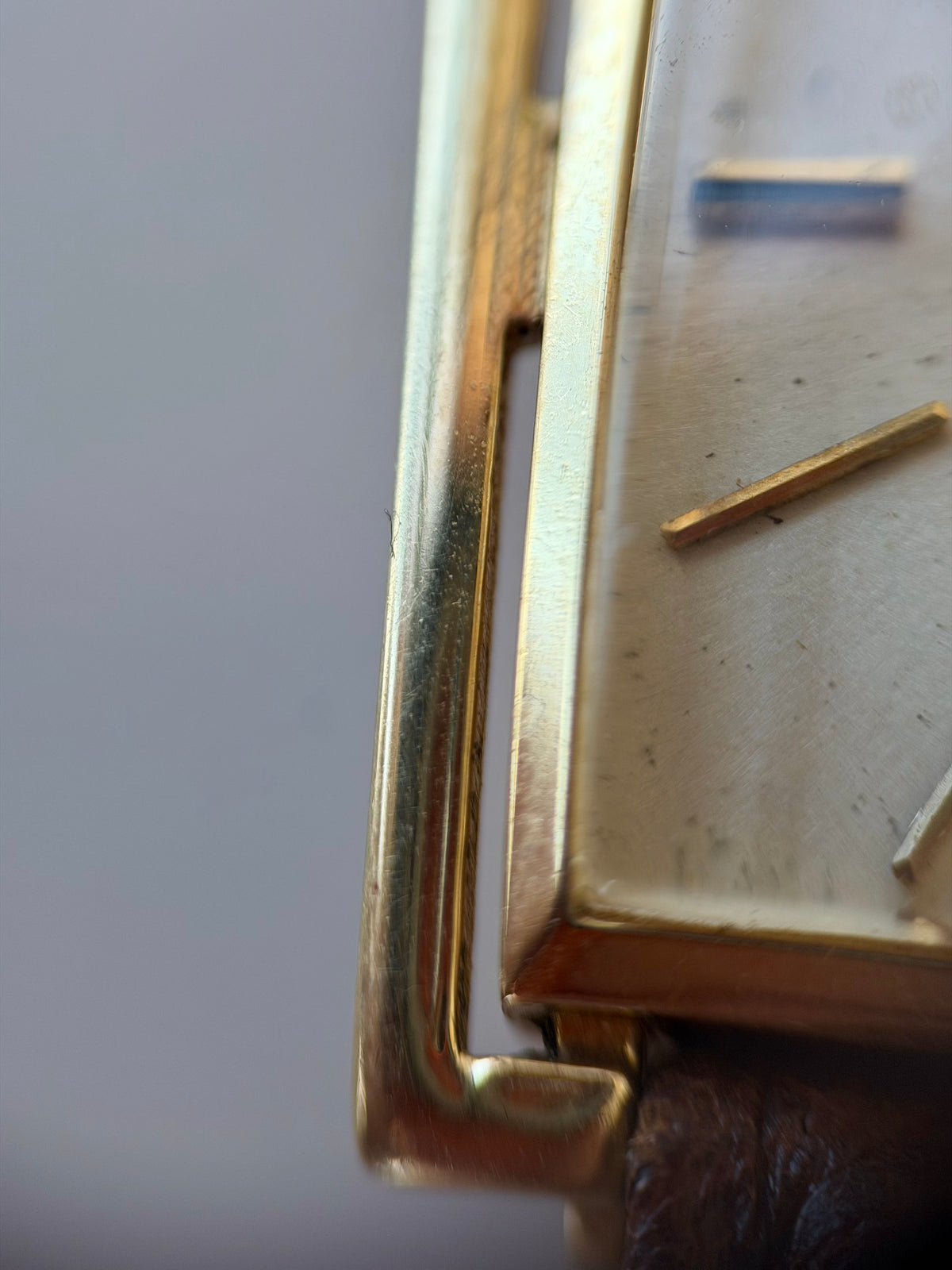 Omega Skeleton Case Solid 14k Gold 1964