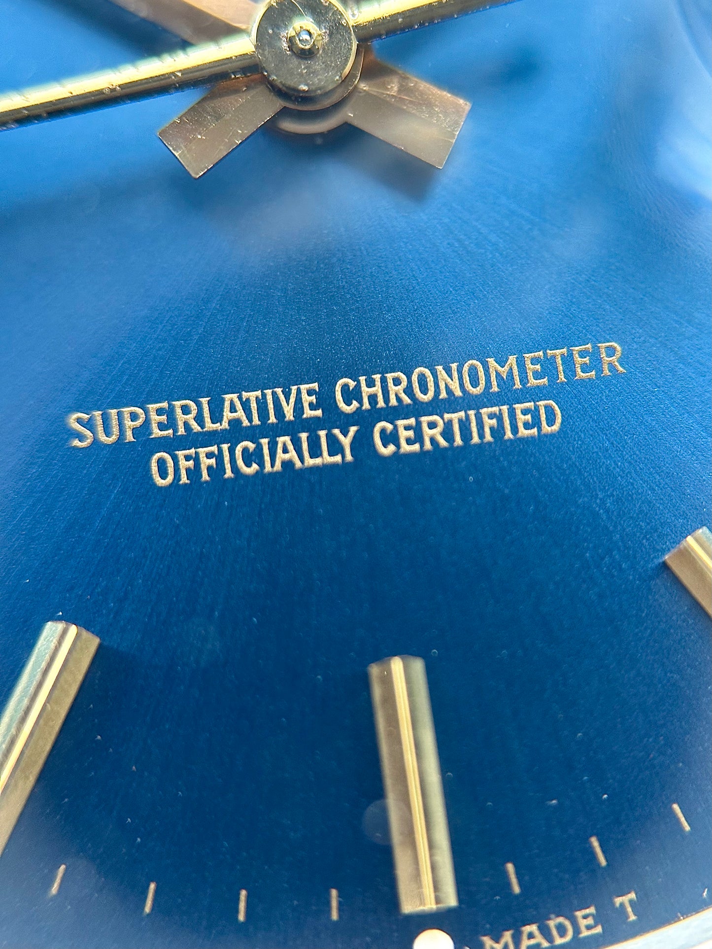 Rolex Datejust Quickset Blue Dial 16013 1986