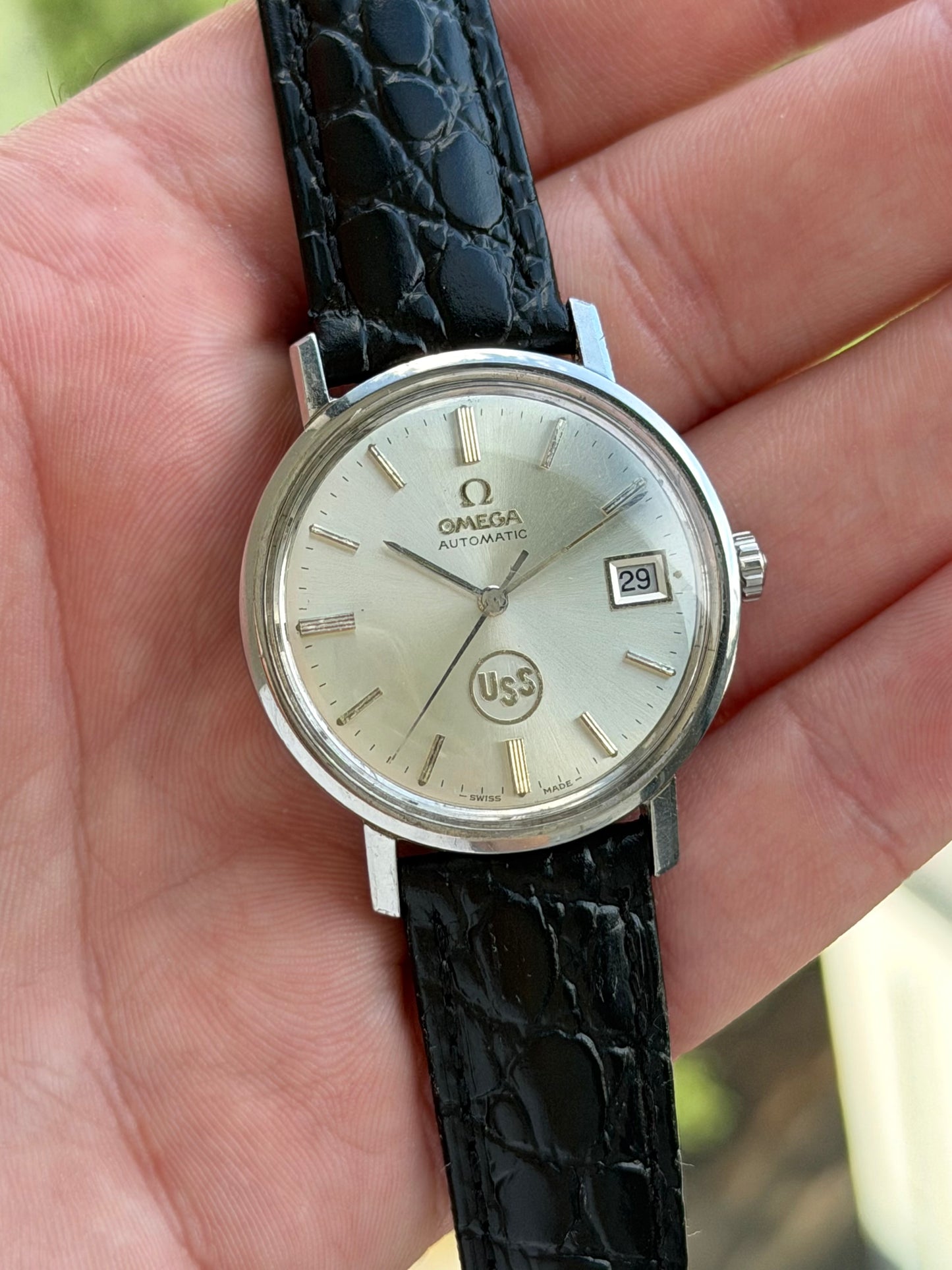 Omega Rare “United States Steel”  Silver Dial