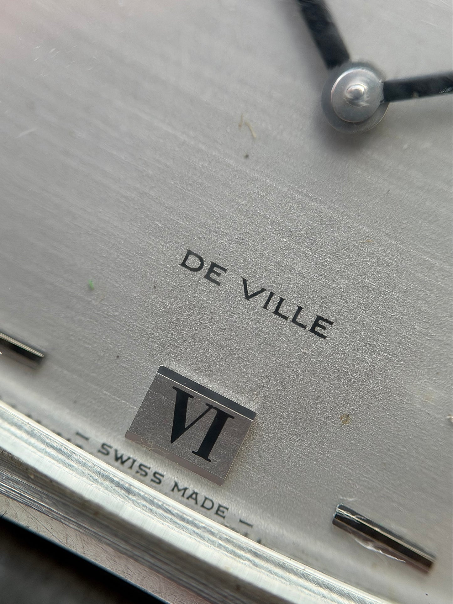 Omega De Ville Square Roman Numeral Silver Dial