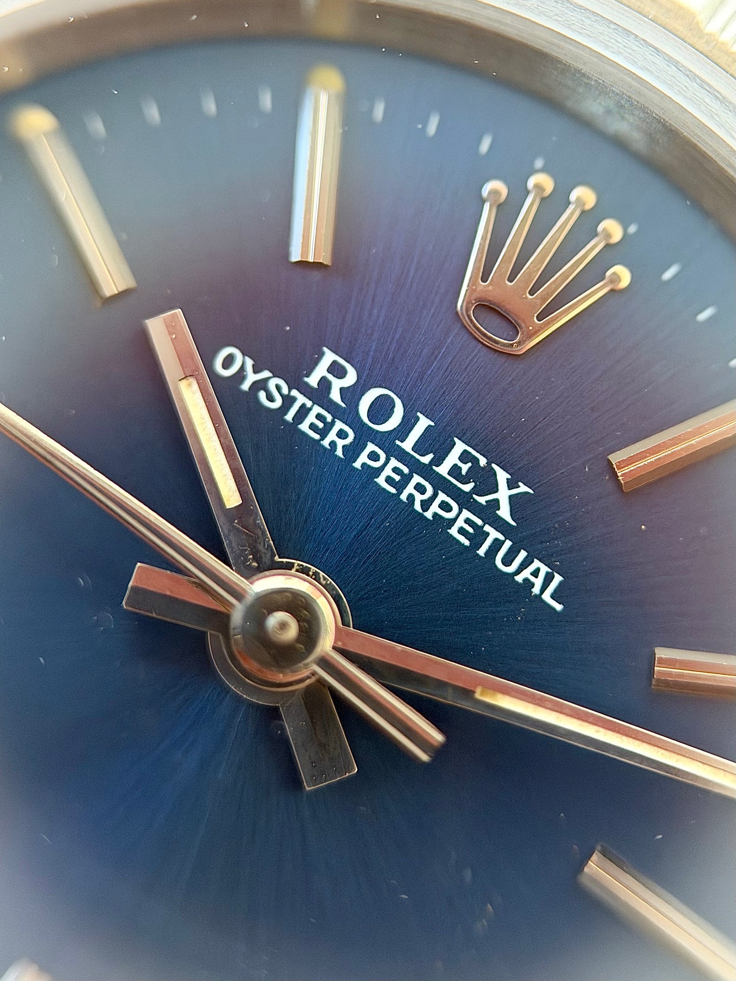 Rolex Oyster Perpetual Ladies Blue Dial 1997