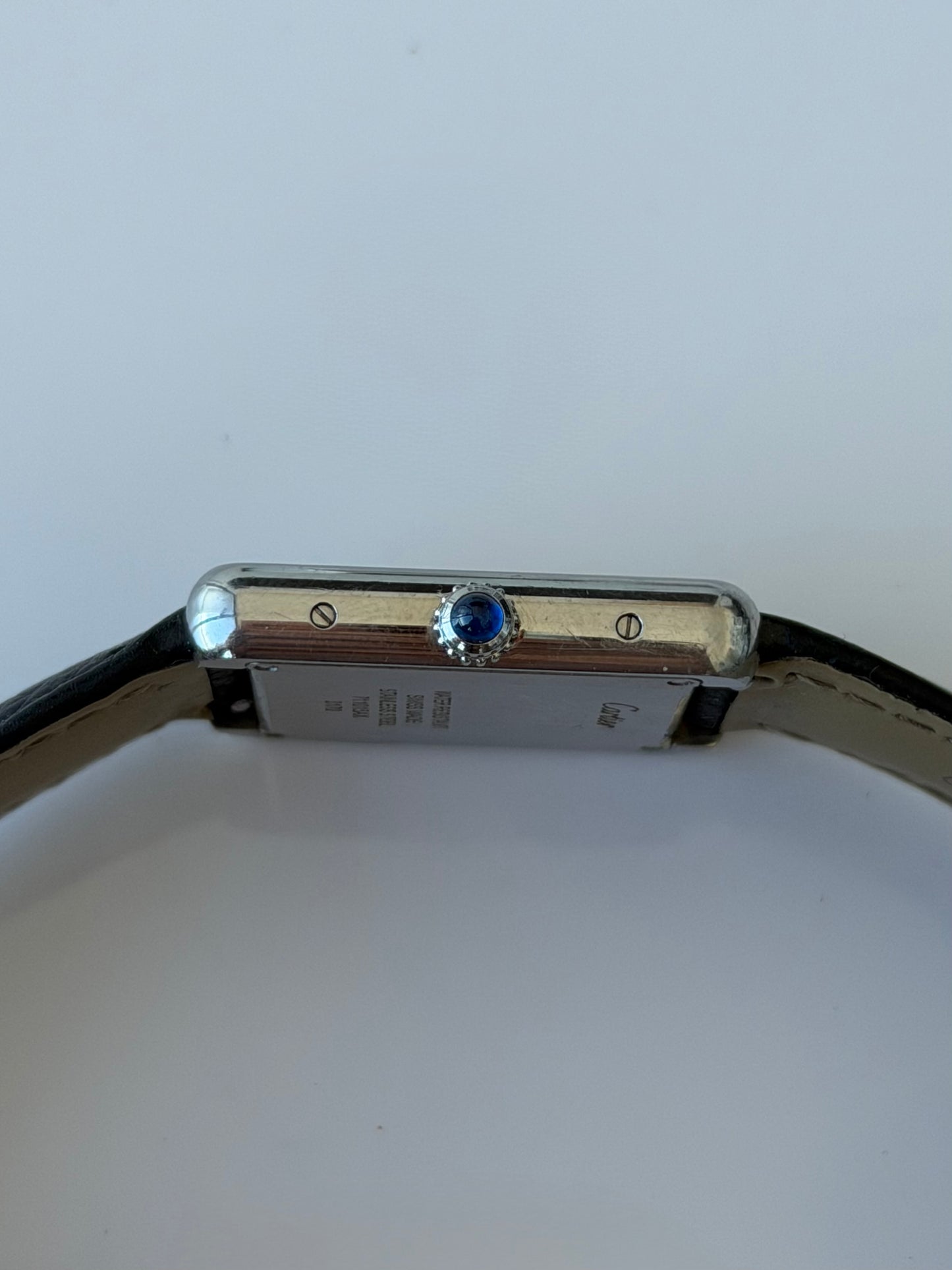 Cartier Tank Solo Mid Size on Leather
