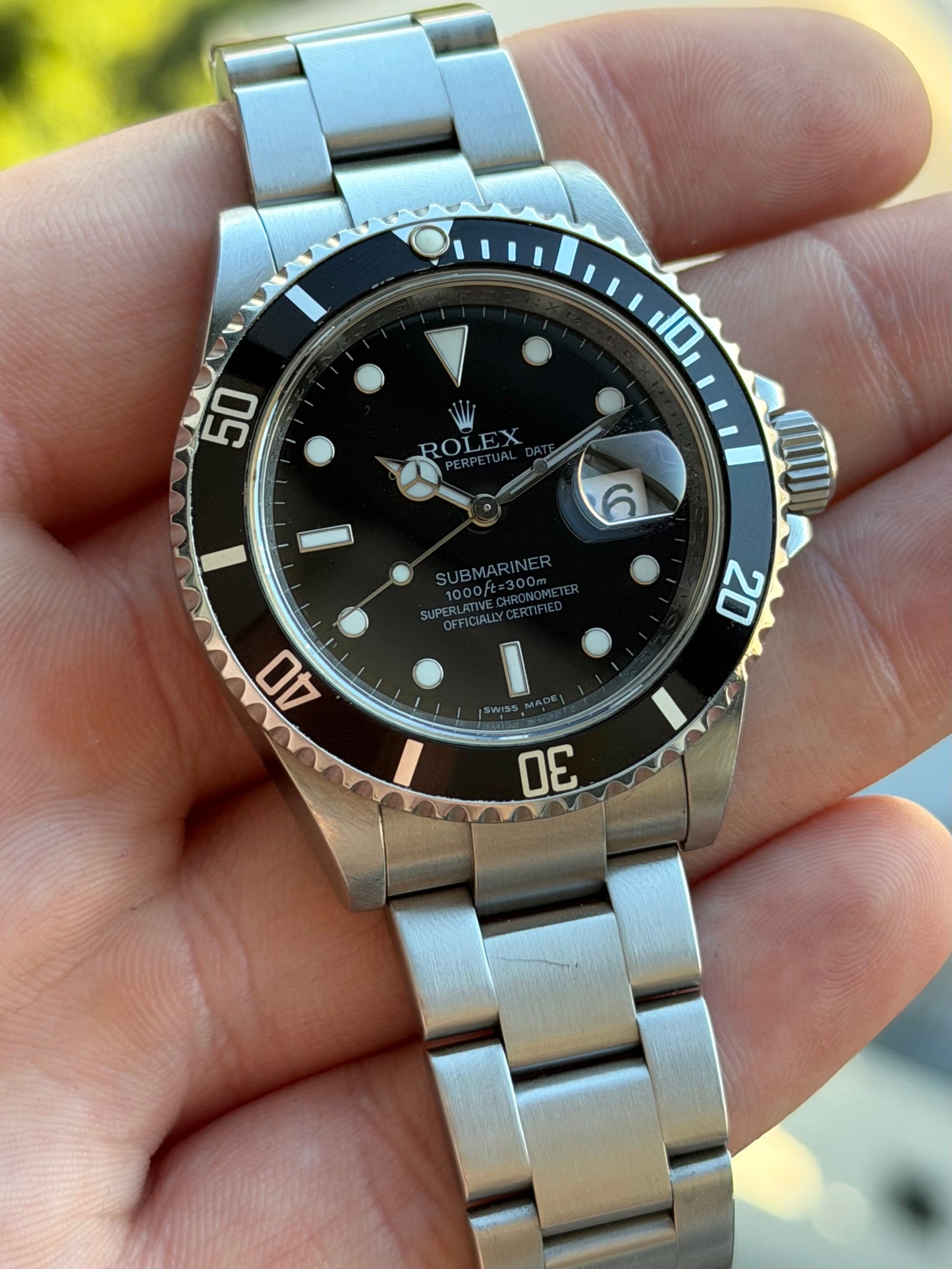 Rolex Submariner Date Rehaut 2007 16610T “Four Liner” with Box + Booklets