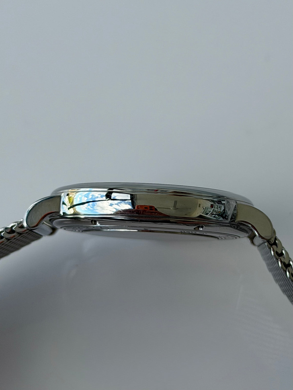 IWC Portofino Black Dial On Mesh Bracelet 2014 with Papers