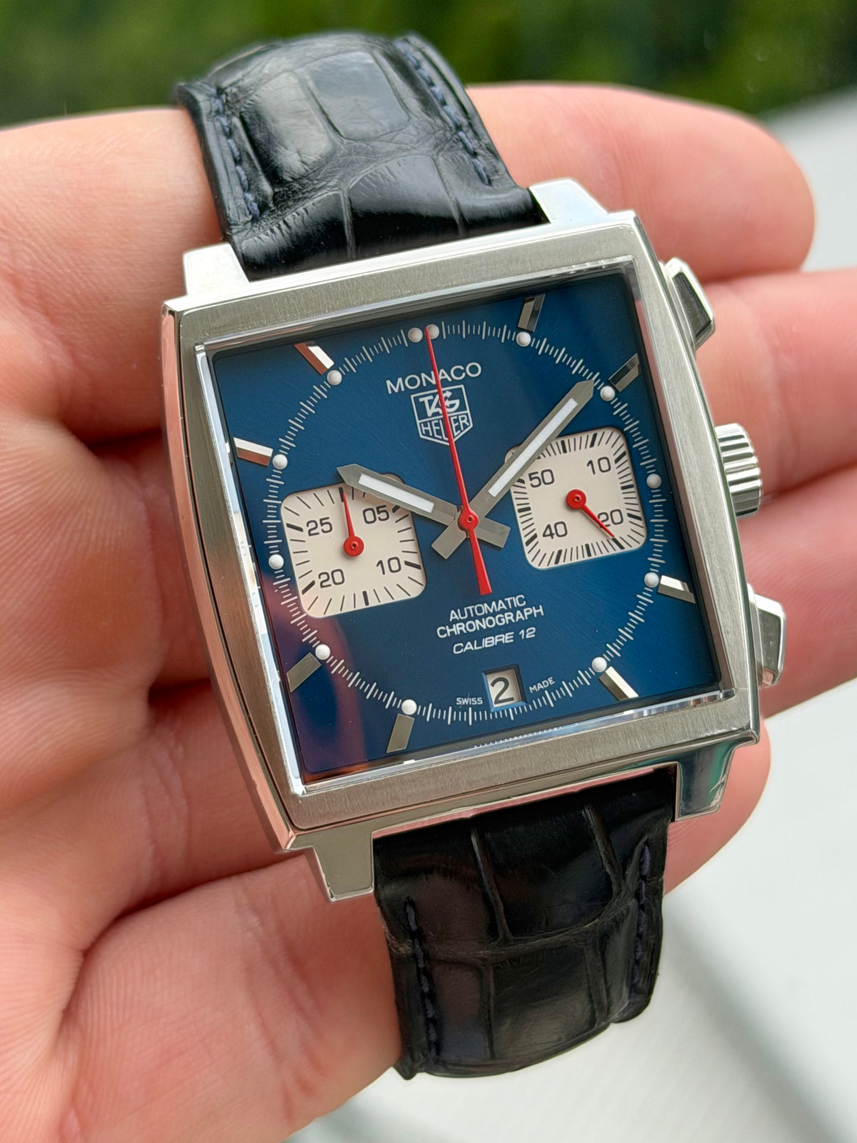 Tag-Heuer Monaco Blue Dial CAW2111 Box and Booklets