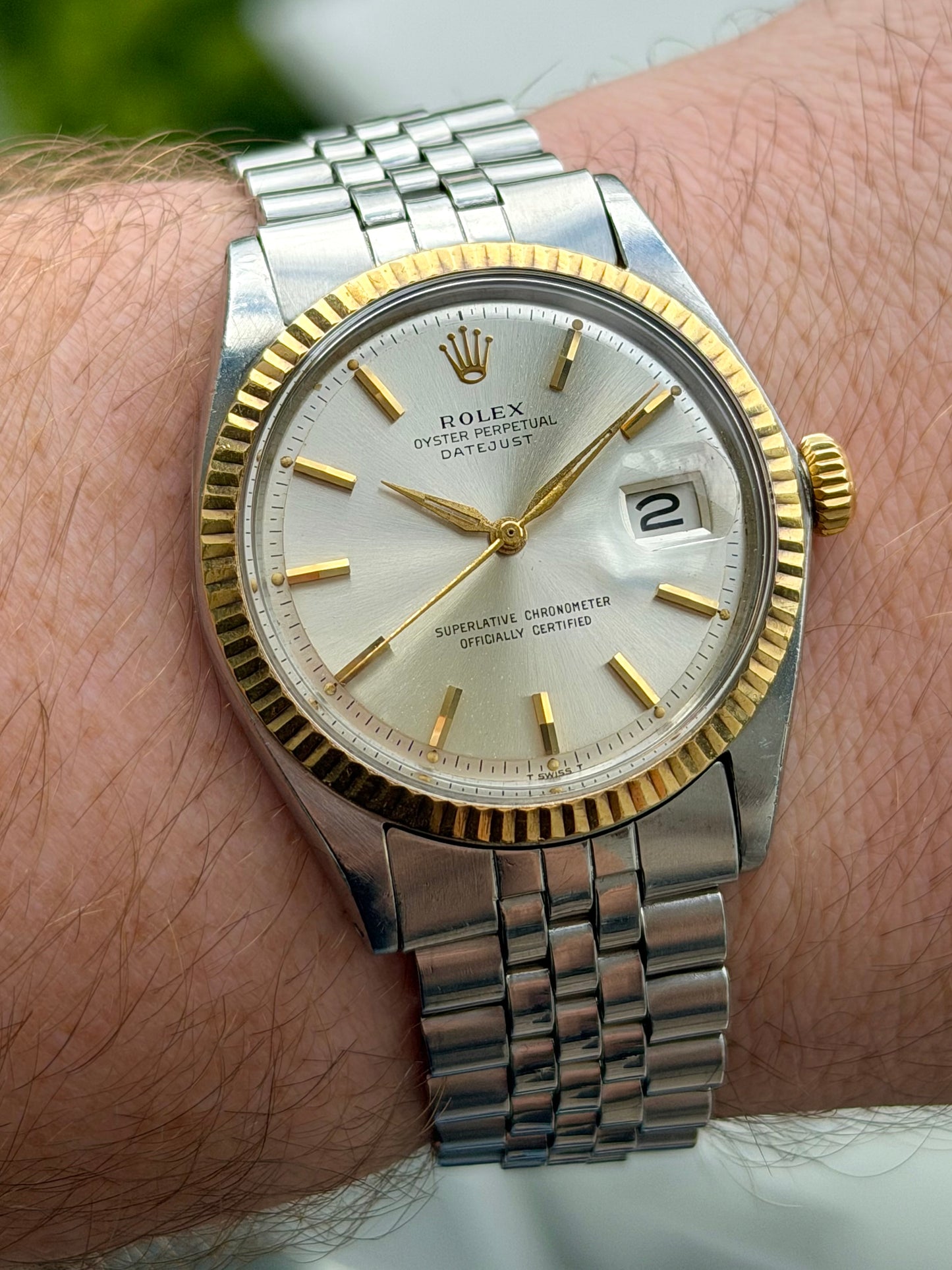 Rolex Datejust 1601 Dauphine Hands Piepan Dial 1964