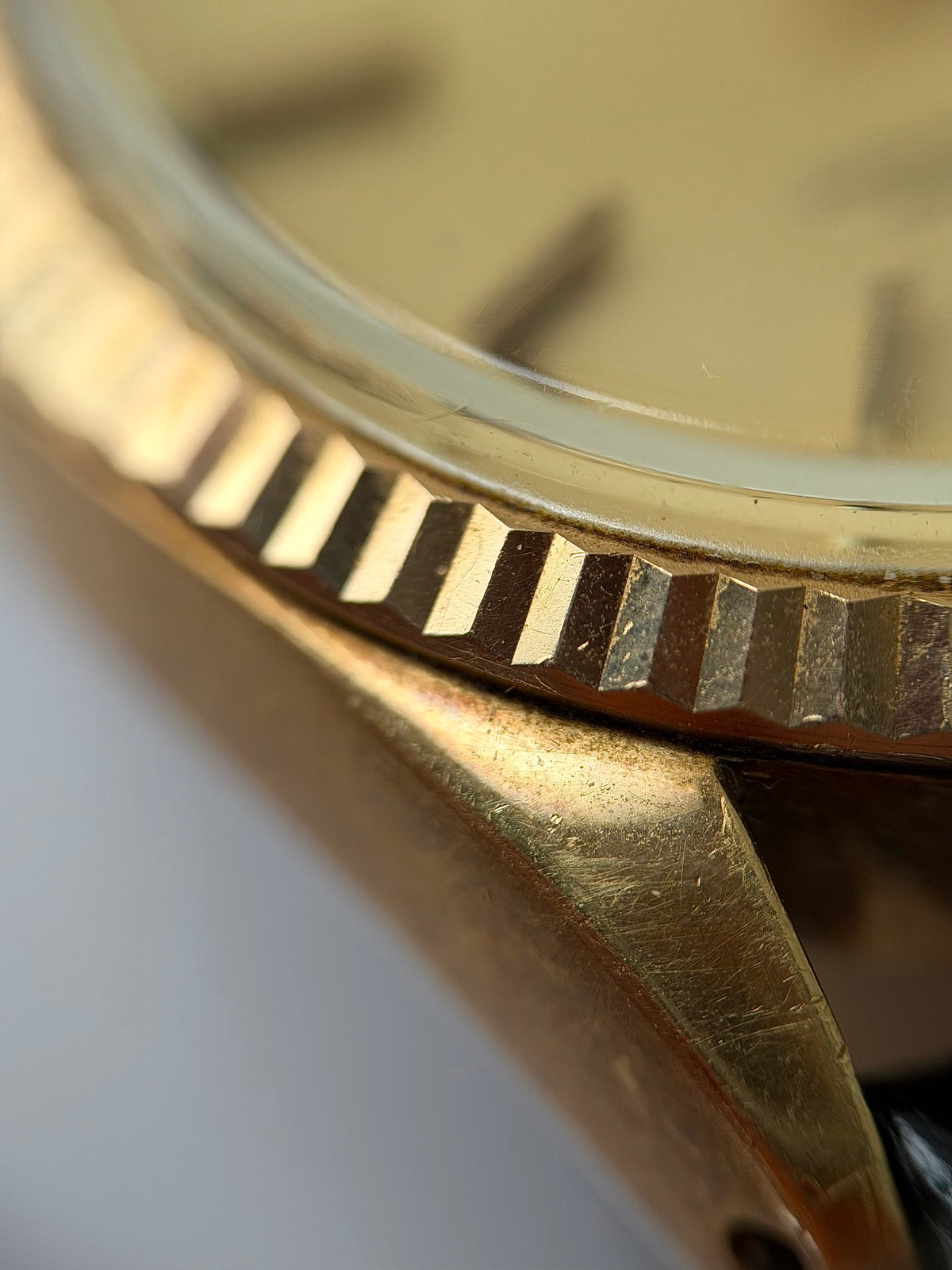 Rolex Oyster Perpetual Date 1024 14k Gold Bezel 1963