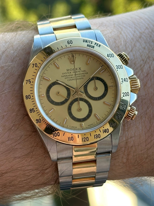 Rolex Zenith Daytona Rare ‘Inverted Six’ Dial 16523 Full set