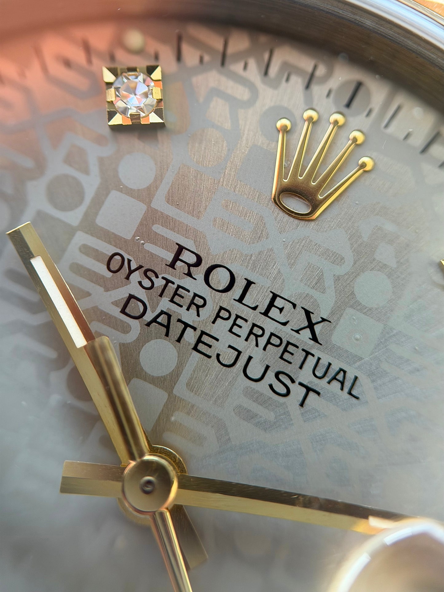 Rolex Datejust Factory Digital Diamond Dial 16233 1994