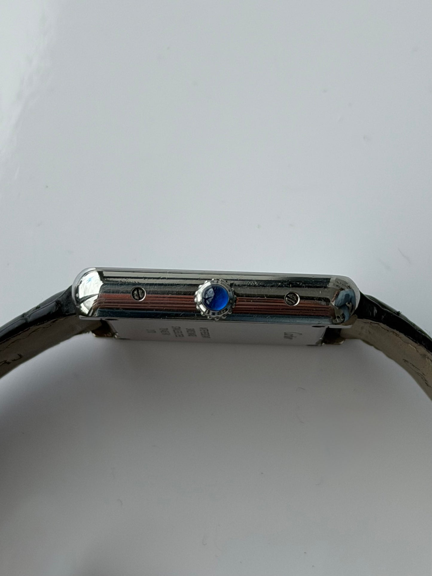 Cartier Tank Solo Mid Size on Leather