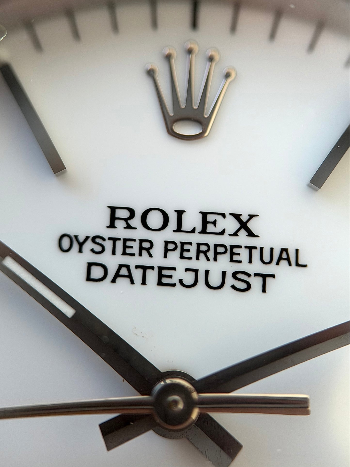 Rolex Datejust White Porcelain Dial 16200
