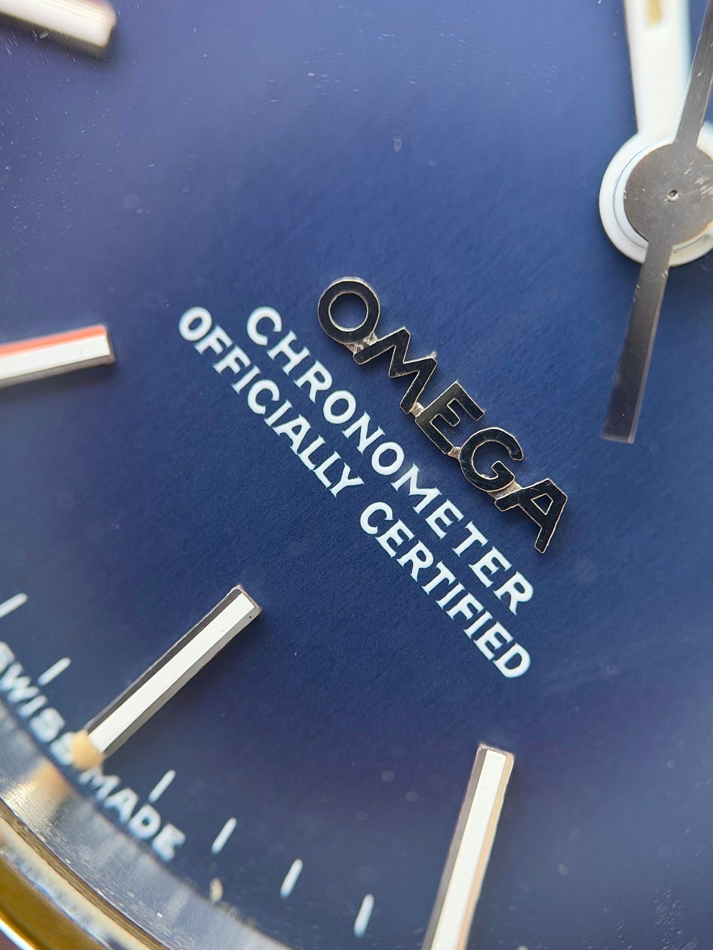 Omega Constellation Blue Dial 168.0056