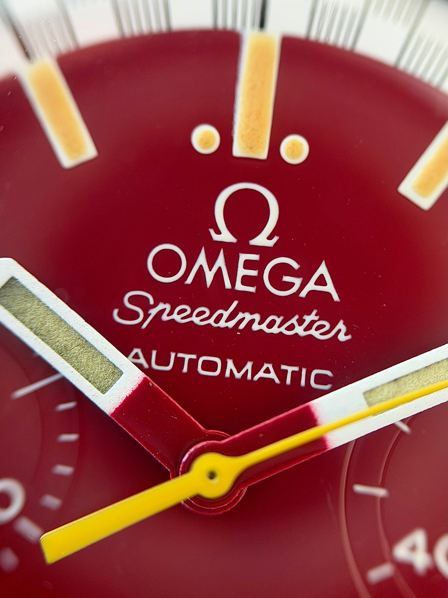 Omega Speedmaster Reduced Schumacher Red Dial 3510.61