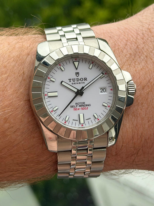 Tudor Hydronaught White Dial 40mm